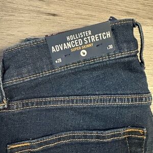 Hollister Dark Blue Super Skinny Jeans